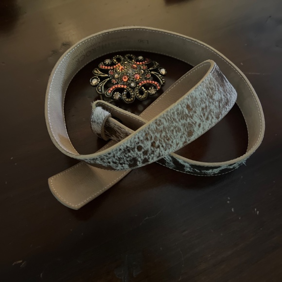 Leather rock belt - Picture 3 of 3